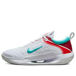 Nike �i�C�L ���f�B�[�X �X�j�[�J�[ White �y(WMNS) Nike Court Zoom NXT 'White Habanero Red Teal' DH0222-136�z �T�C�Y US_5.5(22.5cm)