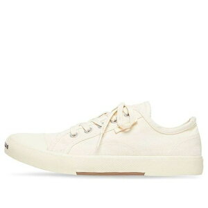 Balenciaga oVAK fB[X Xj[J[ White/Black/Brown y(WMNS) Balenciaga Paris Low Top Sneakers 'White Destroyed Cotton and White Rubber' 688757W3RC59090z TCY US_9(26.0cm)