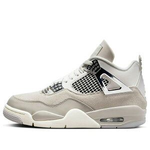 Air Jordan W[_ fB[X Xj[J[ Light Iron Ore/Sail-Neutral Grey-Black-Metallic Silver y(WMNS) Air Jordan 4 Retro 'Frozen Moments' AQ9129-001z TCY US_8.5(25.5cm)