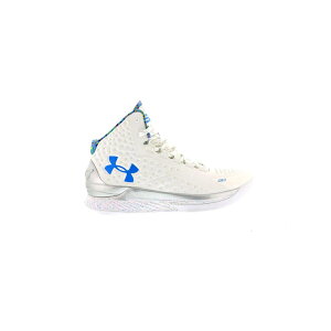 Under Armour A_[A[}[ Y Xj[J[ yUA Curry 1 Splash Party (2015)z TCY US_8.5(26.5cm) White/Metallic Silver-Blue