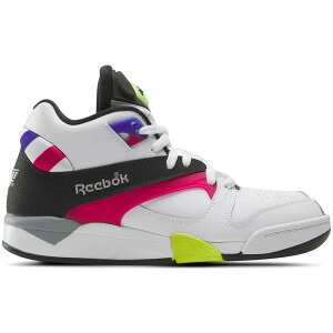 Reebok ���[�{�b�N �����Y �X�j�[�J�[ �yReebok Court Victory Pump French Open�z �T�C�Y US_7.5(25.5cm) Footwear White/Night Black/Ultra Purple