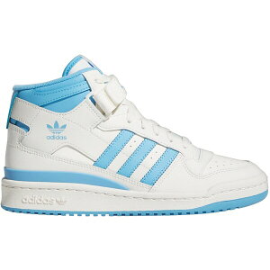 adidas AfB_X fB[X Xj[J[ yadidas Forum Mid Cloud White Semi Blue Burst (Women's)z TCY US_6(23.0cm) Cloud White/Semi Blue Burst/Cloud White
