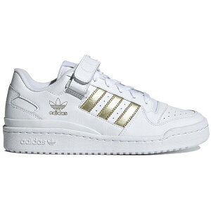 adidas AfB_X fB[X Xj[J[ yadidas Forum Low Cloud White Gold Metallic (Women's)z TCY US_6(23.0cm) Cloud White/Core Black/Core Black