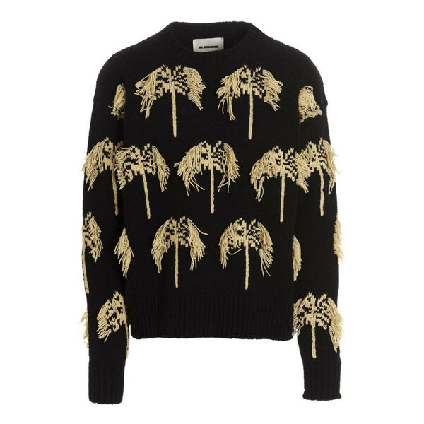 ジル・サンダー メンズ ニットセーター アウター 'palm Tree' Sweater ニット・セーター