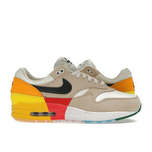 Nike iCL fB[X Xj[J[ yNike Air Max 1 Khaki Multi-Color (Women's)z TCY US_8(25.0cm) Sail/Black/Light Orewood Brown