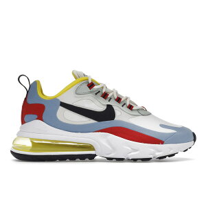 Nike �i�C�L ���f�B�[�X �X�j�[�J�[ �yNike Air Max 270 React Bauhaus (Women's)�z �T�C�Y US_8.5(25.5cm) Phantom/Black-Light Blue-University Red-Dynamic Yellow-Pistachio Frost
