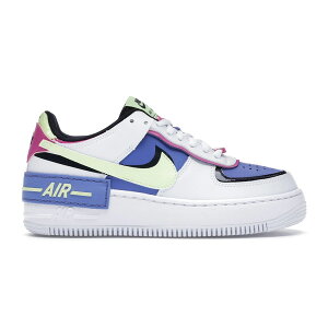 Nike iCL fB[X Xj[J[ yNike Air Force 1 Low Shadow White Sapphire Barely Volt (Women's)z TCY US_6.5(23.5cm) White/Sapphire-Fire Pink-Barely Volt