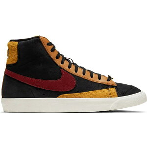 Nike iCL fB[X Xj[J[ yNike Blazer Mid 77 Black Team Red University Gold (Women's)z TCY US_8.5(25.5cm) Black/Team Red-University Gold-Flax