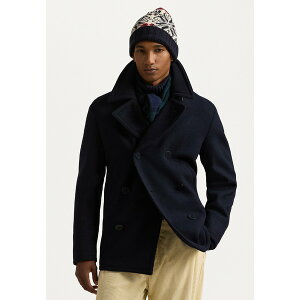 t[ Y T_ V[Y POLO WOOL-BLEND MELTON PEACOAT - Classic coat - navy