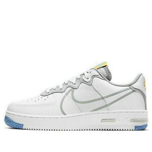 Nike �i�C�L �����Y �X�j�[�J�[ �yNike Air Force 1 React 'Smoke Grey Gold' CT1020-100�z �T�C�Y US_5.5(23.5cm)