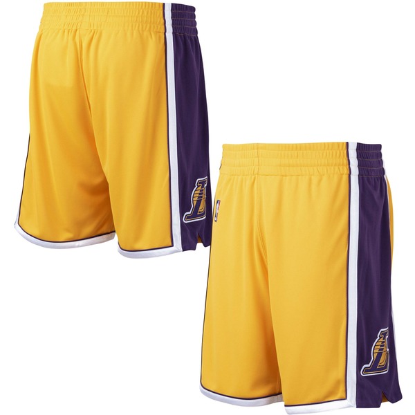ミッチェルネス ハーフ＆ショーツ ボトムス メンズ Los Angeles Lakers Mitchell  Ness 2009 10 Hardwood Classics Authentic Shorts White