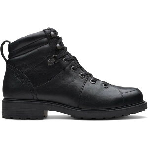 Clarks �N���[�N�X ���f�B�[�X �X�j�[�J�[ �yClarks Orinoco 2 Hike Waterproof Black Lined Leather (Women's)�z �T�C�Y US_9(26.0cm) Black