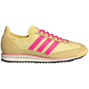 adidas アディダス レディース スニーカー 【adidas SL 72 OG Almost Yellow Core Black Shock Pink (Women's)】 サイズ US_W_10 Almost Yellow/Core Black/Shock Pink