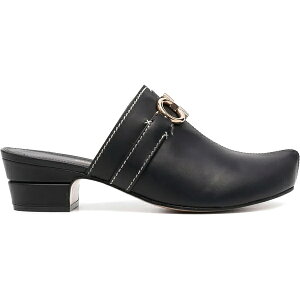 Ferragamo tFK fB[X Xj[J[ yFerragamo Gancini Leather Mules Black (Women's)z TCY US_7(24.0cm) Black