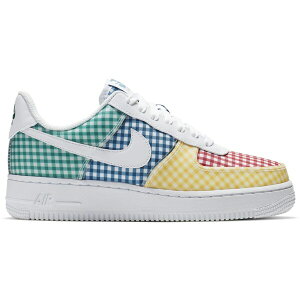 Nike iCL fB[X Xj[J[ yNike Air Force 1 Low QS Gingham Pack Multicolor (Women's)z TCY US_8.5(25.5cm) White/Multicolor