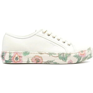 Ferragamo tFK fB[X Xj[J[ yFerragamo Low-Top Sneakers Floral-Trim Neutrals (Women's)z TCY US_W_11 Neutrals