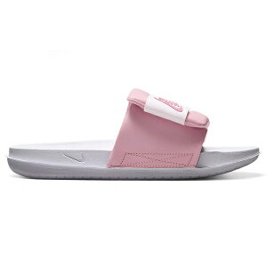 Nike �i�C�L ���f�B�[�X �X�j�[�J�[ �yNike Offcourt Adjust Slide White Elemental Pink (Women's)�z �T�C�Y US_6(23.0cm) White/Elemental Pink