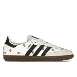 adidas �A�f�B�_�X ���f�B�[�X �X�j�[�J�[ �yadidas Samba Light Purple Floral (Women's)�z �T�C�Y US_W_14.5 White/Cloud White/Core Black/Gum