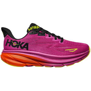 Hoka One One �z�J�I�l�I�l ���f�B�[�X �X�j�[�J�[ �yHoka One One Clifton 9 Fuchsia Black (Women's)�z �T�C�Y US_6.5(23.5cm) Fuchsia/Black