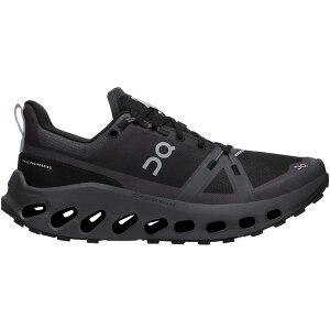 On I fB[X Xj[J[ yOn Running Cloudsurfer Trail Waterproof Black Eclipse (Women's)z TCY US_6(23cm) Black/Eclipse