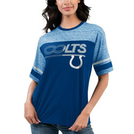カールバンクス レディース Tシャツ トップス Indianapolis Colts GIII 4Her by Carl Banks Women's Track TShirt Royal