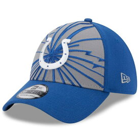ニューエラ メンズ 帽子 アクセサリー Indianapolis Colts New Era Shattered 39THIRTY Flex Hat Gray/Royal