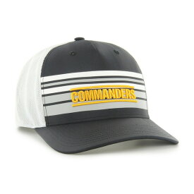 フォーティーセブン メンズ 帽子 アクセサリー Washington Commanders '47 Altitude MVP Trucker Snapback Hat Black/White