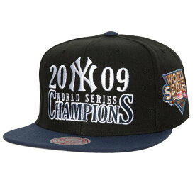ミッチェル&ネス メンズ 帽子 アクセサリー New York Yankees Mitchell & Ness World Series Champs Snapback Hat Black