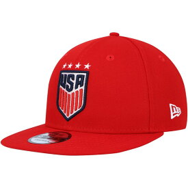 ニューエラ メンズ 帽子 アクセサリー USWNT New Era Team Basic 9FIFTY Snapback Hat Red