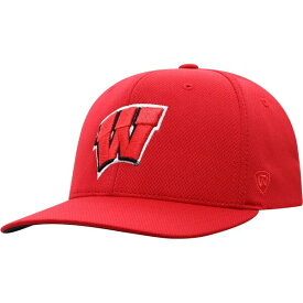 トップ・オブ・ザ・ワールド メンズ 帽子 アクセサリー Wisconsin Badgers Top of the World Reflex Logo Flex Hat Red