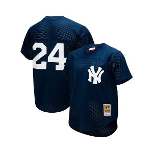 �~�b�`�F��&�l�X �����Y �V���c �g�b�v�X Men's Rickey Henderson Navy New York Yankees Cooperstown Collection Mesh Batting Practice Button-Up Jersey Navy