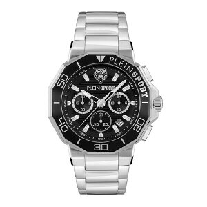 vCX|[c Y rv ANZT[ Men's Titan Chronograph Date Quartz Stainless Steel Bracelet Watch, 46mm Silver