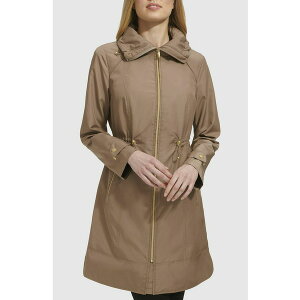R[n[ fB[X WPbgu] AE^[ Women's 36 Travel Packable Rain Jacket with Gold Trim Champagne