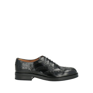 �y���������z �`���[�` ���f�B�[�X �I�b�N�X�t�H�[�h �V���[�Y Lace-up shoes Black