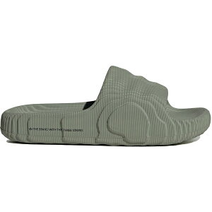 adidas �A�f�B�_�X ���f�B�[�X �X�j�[�J�[ �yadidas Adilette 22 Slides Silver Green (Women's)�z �T�C�Y US_8(25.0cm) Silver Green/Silver Green/Core Black