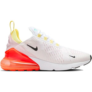 Nike �i�C�L ���f�B�[�X �X�j�[�J�[ �yNike Air Max 270 White Bright Crimson (Women's)�z �T�C�Y US_9.5(26.5cm) White/Bright Crimson/Pink Foam/Black
