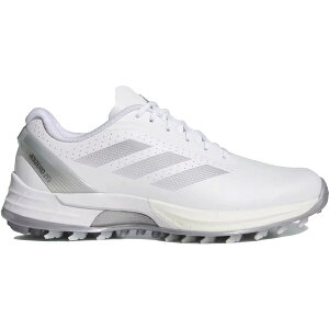 adidas AfB_X fB[X Xj[J[ yadidas Adizero ZG Spikeless Golf Cloud White Silver Metallic (Women's)z TCY US_6.5(23.5cm) Cloud White/Silver Metallic/Grey Two