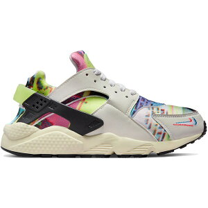 Nike �i�C�L ���f�B�[�X �X�j�[�J�[ �yNike Air Huarache Pixel Game (Women's)�z �T�C�Y US_9.5(26.5cm) White/Black/Volt/Multi-Color