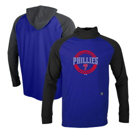 レベルウェア メンズ Tシャツ トップス Philadelphia Phillies Levelwear Uproar Farm Team Pullover Hoodie Royal/Charcoal