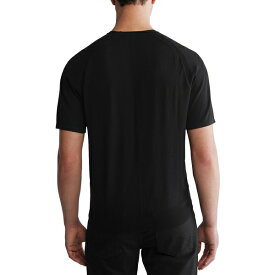 カルバンクライン メンズ シャツ トップス Men's Short Sleeve Crewneck Knit Tech T-Shirt Black