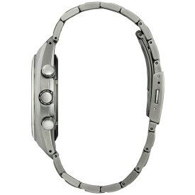 シチズン レディース 腕時計 アクセサリー Eco-Drive Men's Chronograph Weekender Silver-Tone Titanium Bracelet Watch 43mm, Created for Macy's Silver-tone