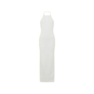 �W���N�G���X ���f�B�[�X �����s�[�X �g�b�v�X Halterneck ribbed dress White