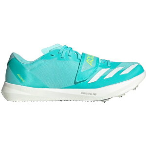 adidas �A�f�B�_�X �����Y �X�j�[�J�[ �yadidas Adizero TJ/PV Track And Field Flash Aqua Zero Metalic Lucid Lemon�z �T�C�Y US_8.5(26.5cm) Flash Aqua/Zero Metalic/Lucid Lemon