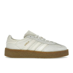 adidas �A�f�B�_�X �����Y �X�j�[�J�[ �yadidas Gazelle Crepe CLOT By Edison Chen Crew White�z �T�C�Y US_7(25.0cm) Cream White/Core White/Gold Metallic