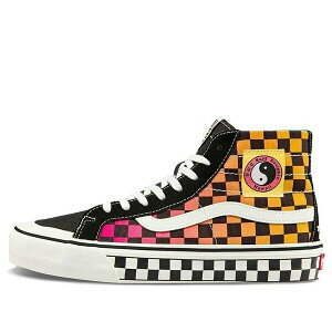 Vans �o���Y �����Y �X�j�[�J�[ �yVans T&C Surf Designs x SK8-HI 138 Decon 'Checkerboard' VN0A3MV1A5G�z �T�C�Y US_6(24.0cm)