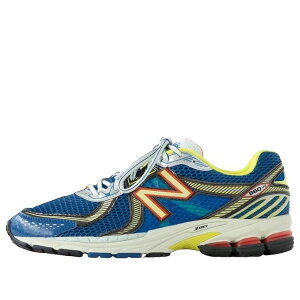New Balance �j���[�o�����X �����Y �X�j�[�J�[ �yNew Balance x Aim? Leon Dore 860v2 'Blue Yellow' ML860DA2�z �T�C�Y US_10.5(28.5cm)