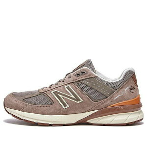 New Balance �j���[�o�����X �����Y �X�j�[�J�[ �yNew Balance Slow Steady Club x 990v5 Made in USA 'Brown' M990SC5�z �T�C�Y US_6(24.0cm)