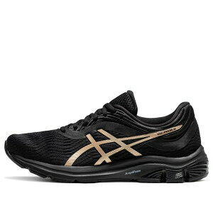 ASICS �A�V�b�N�X ���f�B�[�X �X�j�[�J�[ �y(WMNS) ASICS Gel-Pulse 11 Black/Golden 1012B138-001�z �T�C�Y US_8(25.0cm)
