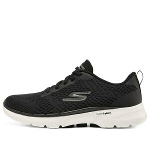 Skechers �X�P�b�`���[�Y ���f�B�[�X �X�j�[�J�[ �y(WMNS) Skechers Go Walk 6 Low-tops Sport Shoes Black/White 124512-BKW�z �T�C�Y US_5(22.0cm)
