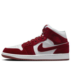 Jordan �W���[�_�� ���f�B�[�X �X�j�[�J�[ �y(WMNS) Air Jordan 1 Mid SE 'Red Velvet' FZ3334-100�z �T�C�Y US_9.5(26.5cm)